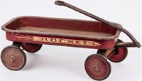 Vintage Toy Little Red Wagon Coast King Rocket