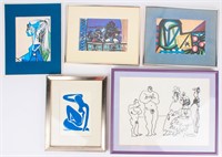 Art Lot Pablo Picasso & Henri Matisse Prints