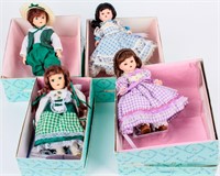 4 Toy Dolls, 8" Madame Alexander & Springford