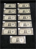 11 - US Silver Certificates from 1957 & 1935