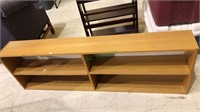 Desk or table top shelf, oak , 25 x 61 x 8