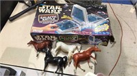 Star Wars combat game, for plastic horses, the