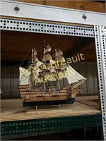 21x21 wooden sail boat