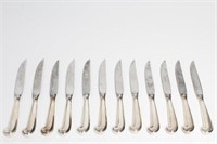 12 Colonial Williamsburg Sterling-Handled Knives
