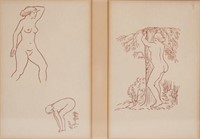 Aristide Maillol (French, 1861-1944)- 2 Woodcuts