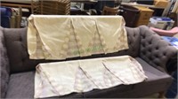 Pair of window valances 43 inches wide, (867)