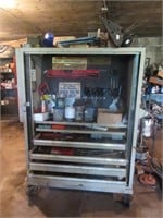 Good Roller Cabinet with Contents