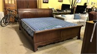 King size sleigh bed as pictured,