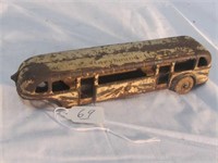 8" CAST IRON GREYHOUND BUS (CENTURY OF
