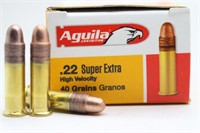 250 Rds Aquila .22 LR 40Gr Super Extra Cartridges