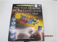 FIRST STATE QUARTERS COLLECTORS MAP