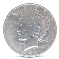 1922-D Peace Silver Dollar - F