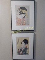 Utamaro Woodblock Prints