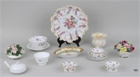 Group Dresden & Other Porcelain Wares