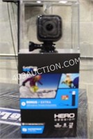 GoPro Hero Session w/ 16gb MicroSD Card & Handler