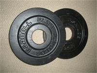 2-5 lb. Barbell Plates