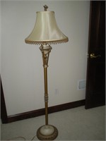 Floor Lamp-Bronze Color w/Shade-63" Tall