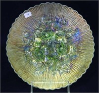Poppy Show 9" plate - ice green