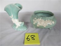 68) 2 pieces of Weller Pottery;