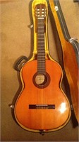Garcia guitar with case and extra strings