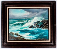 Art Charles Allen Ocean Shore Seascape Painting