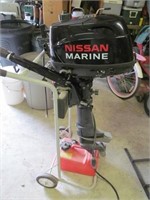 90) 2012 Nissan Marine 6HP, 4 stoke outboard;