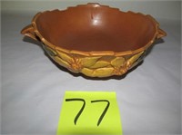 78) Roseville Pottery bowl, 1157 – 8"