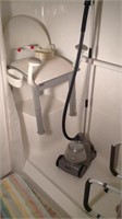 steamer,shower chair, Conair and scale