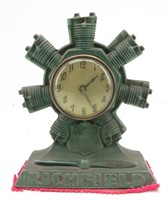 1930's RICHFIELD Airplane Engine Desk Clock