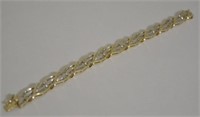 Diamond Tennis Bracelet in Modern Style Setting