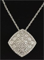 Diamond Necklace in London Style Setting