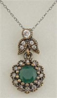 Emerald Evening Necklace