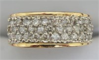 14kt Yellow Gold Diamond Ring