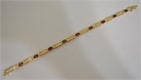 7 ct Genuine Garnet Bracelet