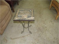 Small Metal Base Table