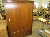 Walnut Wardrobe Cabinet with Cedar Lining