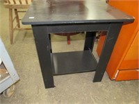Small Black End Table