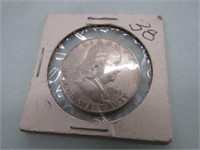 1948 D Franklin 1/2 Silver Dollar 90% Silver