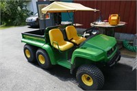 John Deere Gator 6 X 4 With Canopy - Gas, Dump Box