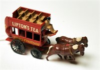 Vintage Lesney Matchbox Lipton Tea Wagon