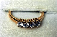 Size 10 Faux Diamond Engagement Ring