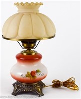 Hand Painted Electric Table Lamp w/ Shade
