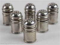 (6) Sterling Silver Salt & Pepper Shakers