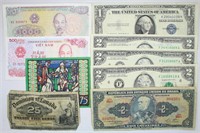 Collection of Foreign Paper Currency &