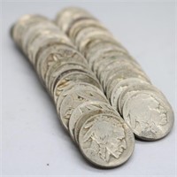 Roll of Buffalo / Indian Head Nickels