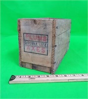 Plumb Double Life Axes Wooden Box