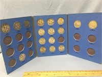 A liberty standing half-dollar coin book collectio