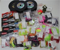 Fishing Lures, Hooks w/ Feathers, 3" Minnows