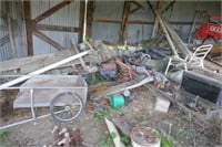 REMAINING CONTENTS OF SHED AFTER LOTS ARE SOLD