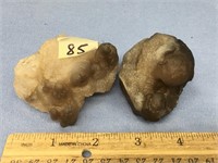 A lot with two rock specimen         (g 22)